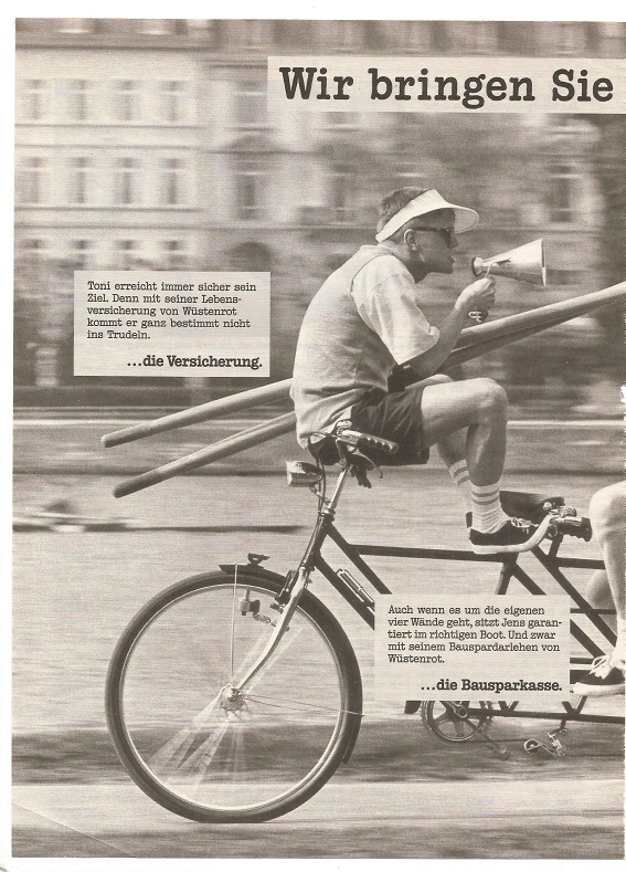 Ad GER 1992 Wir bringen Sie Der Spiegel No. 39 page 158