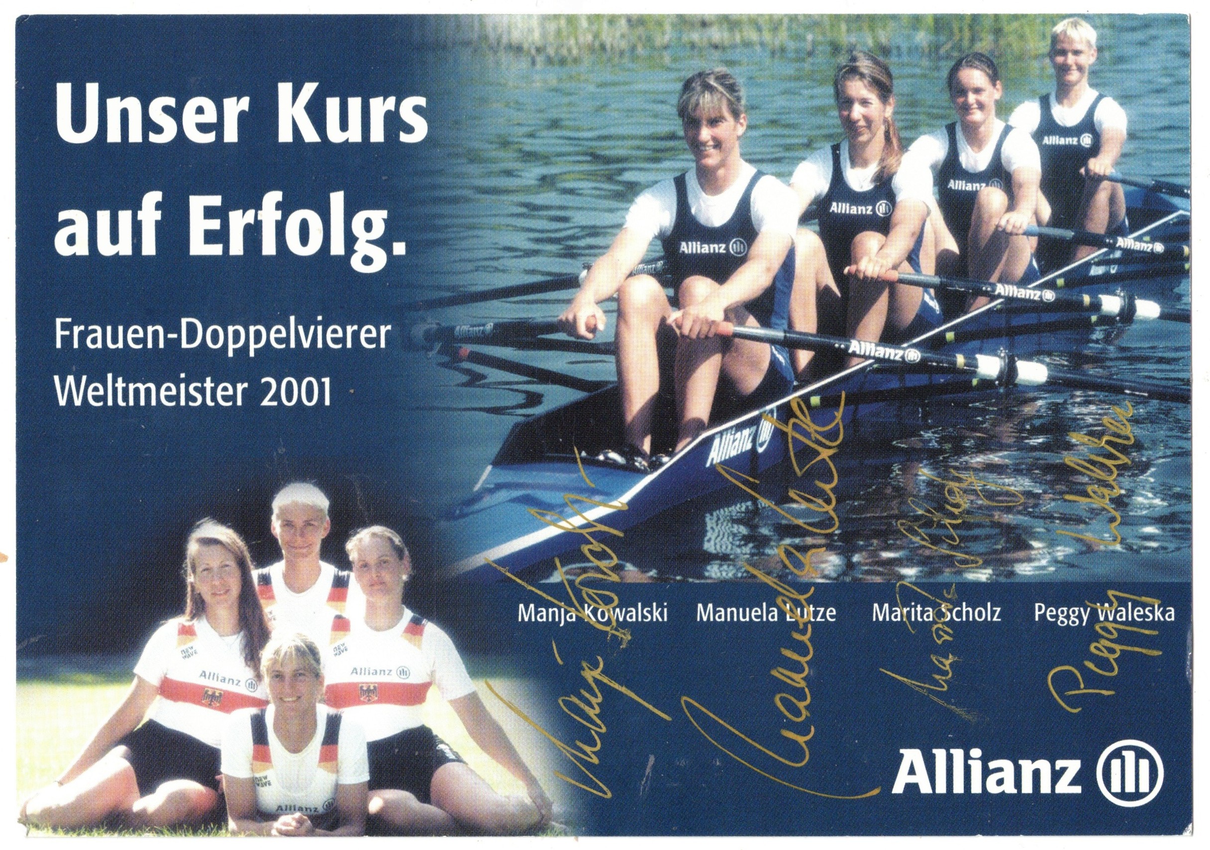 AC GER 2001 WRC Duisburg W4X gold medal winners crew I