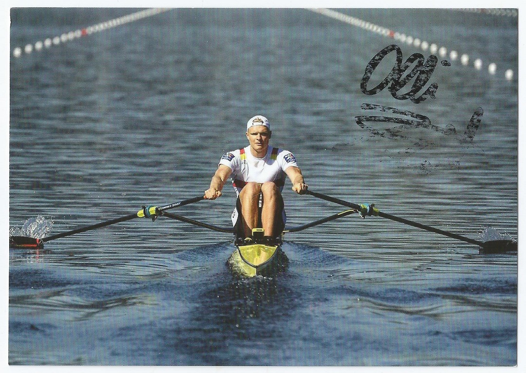 Crew card GER 2019 Oliver Zeidler GER M1X gold medal winner ERC Lucerne 2019 and WRC Linz Ottensheim 2019 winner of the Diamond Sculls at Henley Regatta 2019