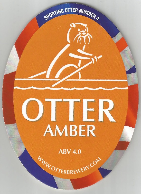 Beer mat GBR OTTER Amber