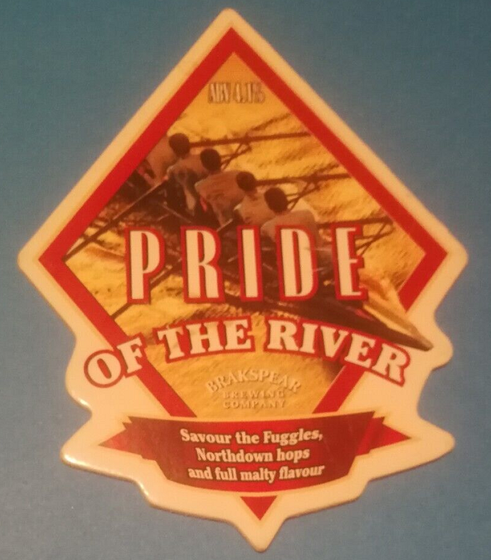 Beer pump clip GBR BRAKSPEAR BREWERY Pride of the River