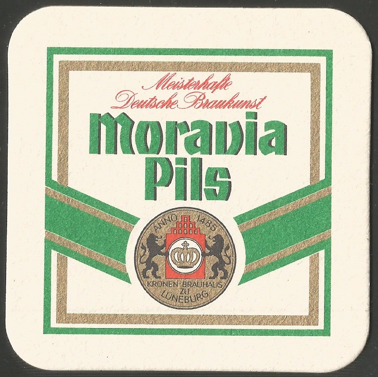 beer mat ger 1986 moravia pils rowing is fun der hamburger und germania rc 150th anniversary reverse