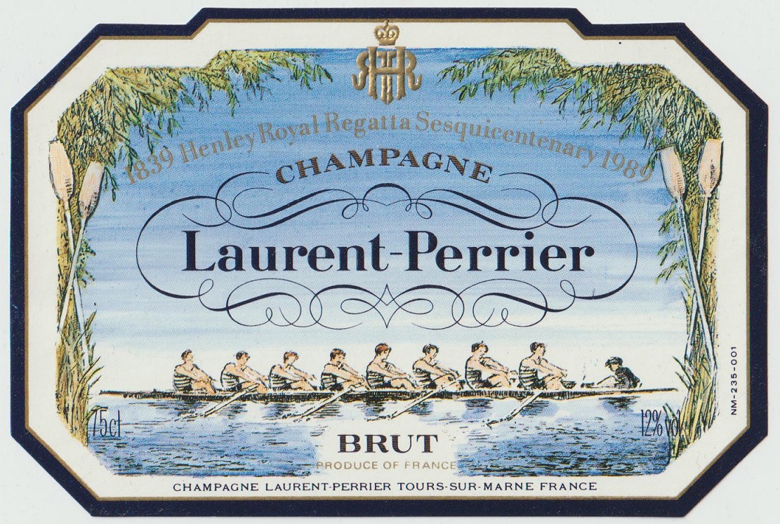 Champagne label FRA Henley Royal Regatta 150th anniversary