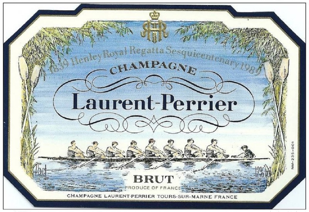 Champagne label FRA Henley Royal Regatta 150th anniversary II