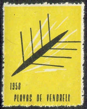 Cinderella ESP 1958 Playas de Vendrell yellow