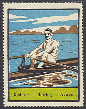 Cinderella GER Ruderer Rowing Aviron Single sculler Coll. E