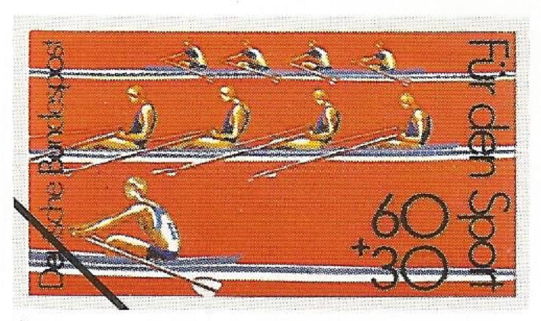 Cinderella GER 1981 design No. 17 not used for stamp GER 1981
