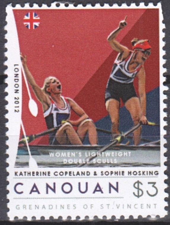 Cinderella GRENADINES OF ST. VINCENT CANOUAN OG London 2012 LW2X gold medal winners GBR 