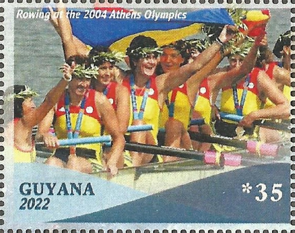 Cinderella GUY 2022 OG Athens 2004 detail W8 gold medal winner crew ROU1
