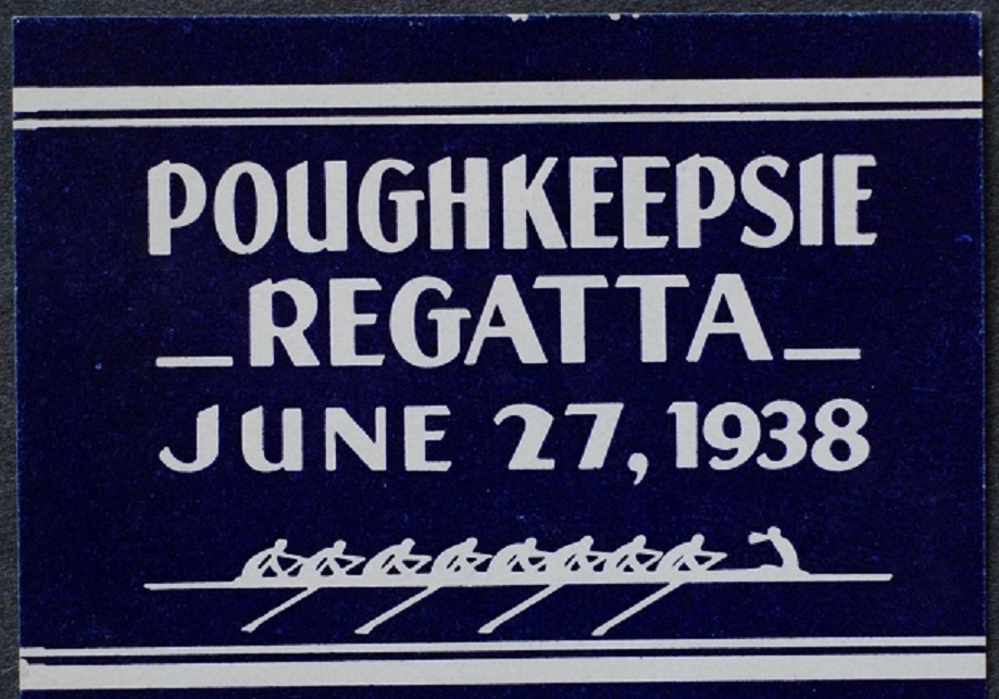Label USA 1938 Poughkeepsie Regatta Coll. A