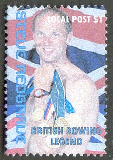 cinderella aus steve redgrave british rowing legend with his gold medals british flag in background 