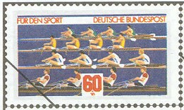 cinderella ger 1981 design of unissued rowing stamp four 4x 