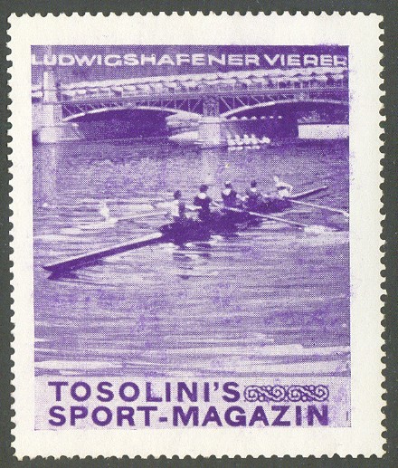 cinderella ger tosolini s sport magazin ludwigshafener vierer ger 4 olympic champions og stockholm 1912 violet colour