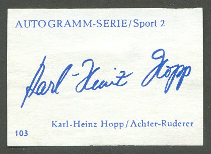 label ger 1963 autograph set sport 2 karl heinz hopp gold medal winner og rome 1960 ger 8 