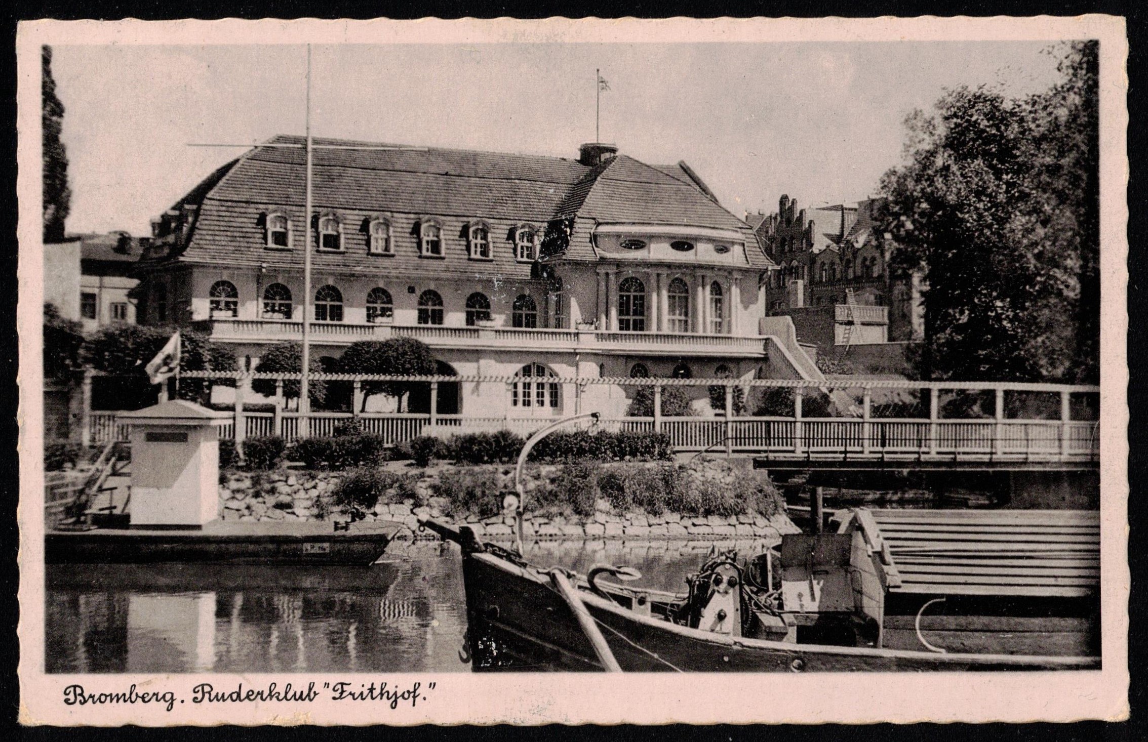 PC GER Bromberg now Bydgoszcz RC Frithjof founded 1894 boathouse PU 1941 II