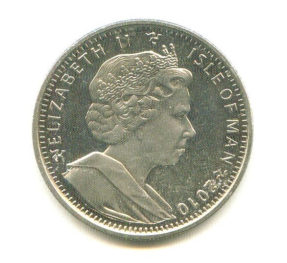 Coin GBR Isle of Man 2010 reverse