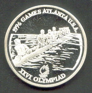 coin rom 1996 og atlanta 100 lei silver 925 pp 27 g reverse 8 