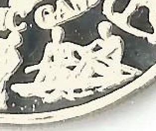 coin tur 1984 og los angeles 233 g silver 925 pp detail