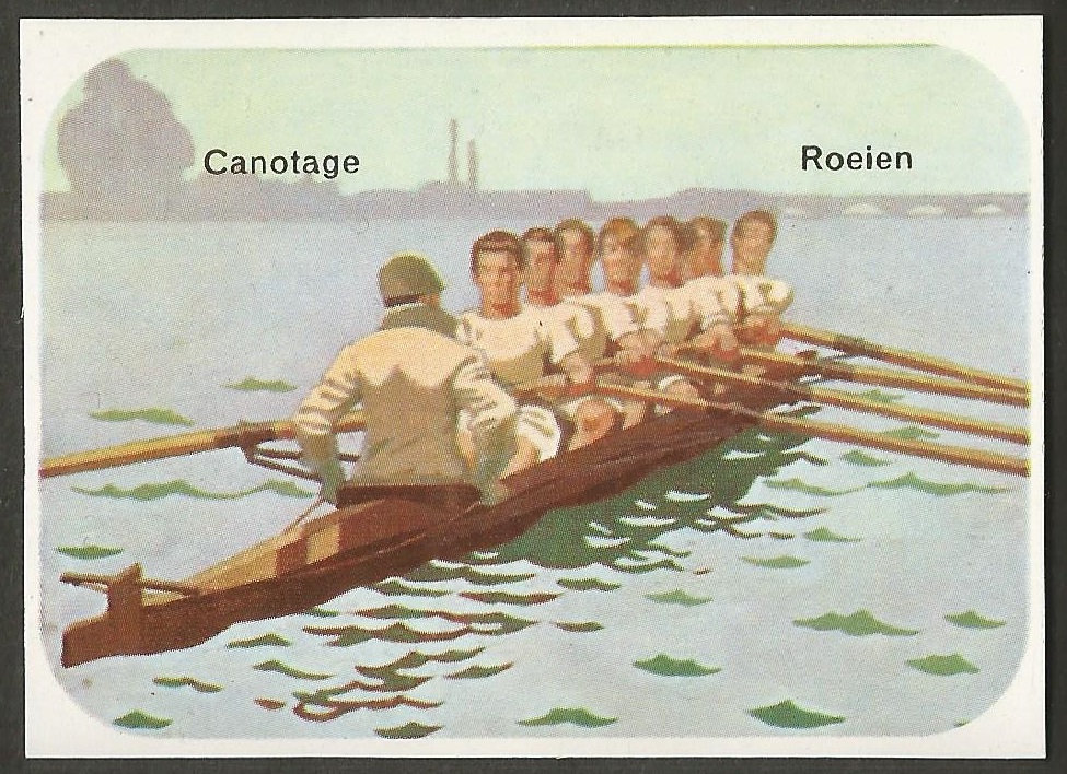 cc bel 1958 editions hemma canotage roeien m8