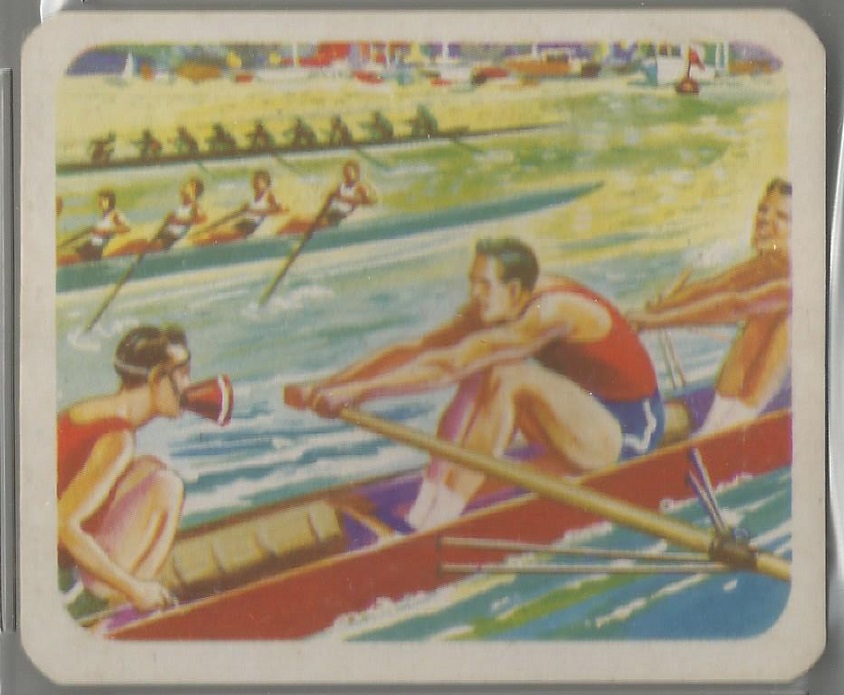 CC CAN 1949 CRACKER JACK W.M. LOWNEY Sport yesterday and today No. 22 Rowing and Sculling 