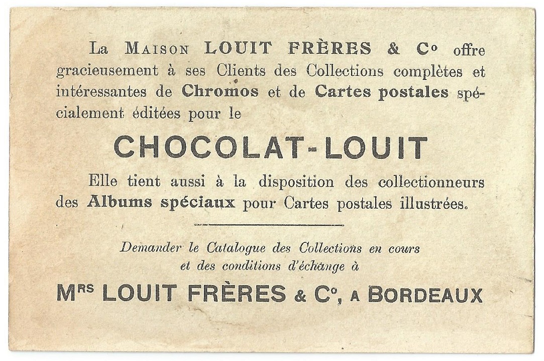 CC FRA CHOCOLAT LOUIT Les Sports VII Le Canotage comic drawing of a single scullers race reverse