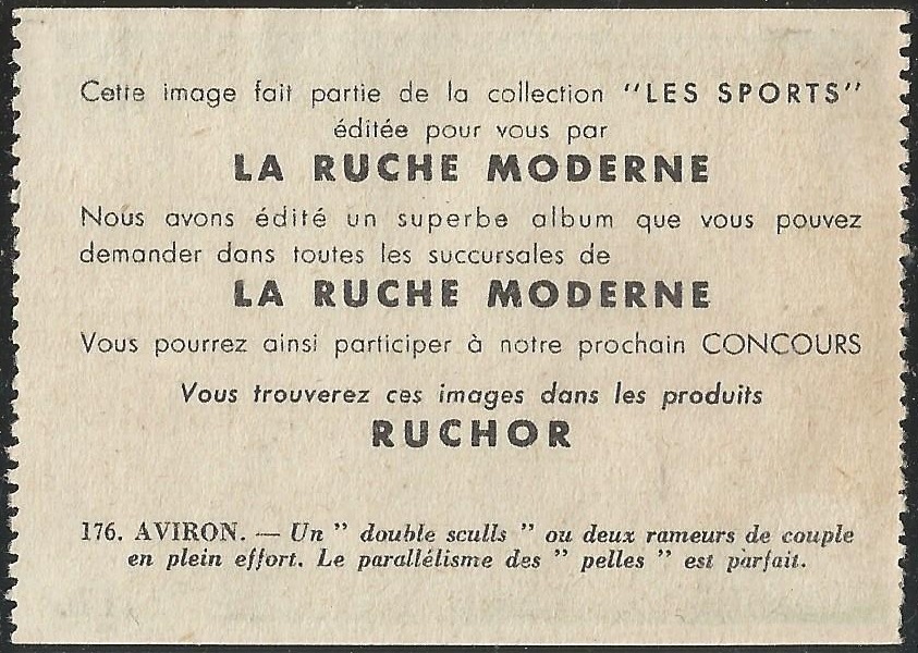 CC FRA RUCHOR Les Sports No. 176 reverse