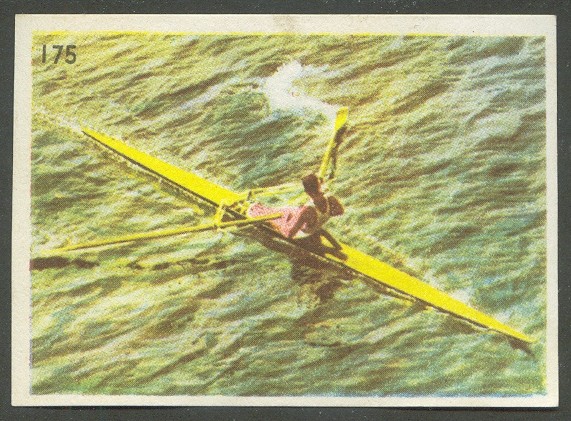 cc fra brasseries motte cordonnier no. 175 aviron  bird s eye view of single sculler 