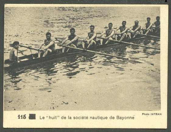 cc fra chocolaterie matte fils no. 115  le huit de la sn de bayonne   photo of 8  
