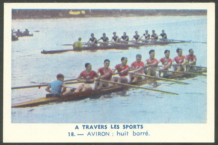 cc fra produits japa a travers les sports no. 18 aviron - huit barr