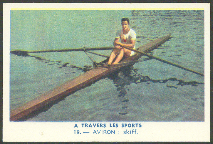 cc fra produits japa a travers les sports no. 19 aviron - skiff