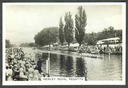 CC GBR 1937 Senior Service Cigarettes Our Countryside No. 22 Henley Royal Regatta 1936