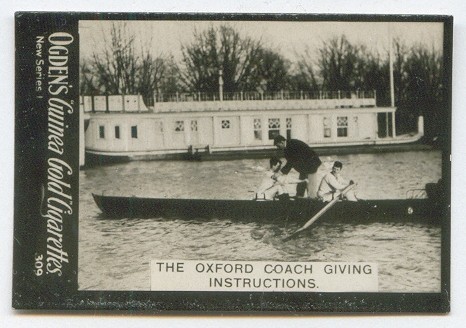 cc gbr 1902 ogden s guinea gold cigarettes new series 1 no. 309  the oxford coach giving instructions 