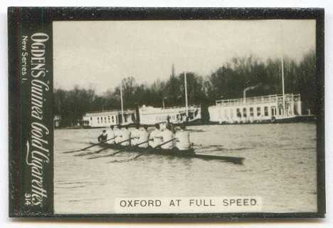 cc gbr 1902 ogden s guinea gold cigarettes new series 1 no. 314  oxford at full speed 