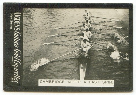 cc gbr 1902 ogden s guinea gold cigarettes new series 1 no. 315  cambridge after a fast spin 