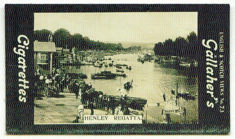 cc gbr 1910 gallahers cigarettes english  sotch views no. 73 - henley regatta