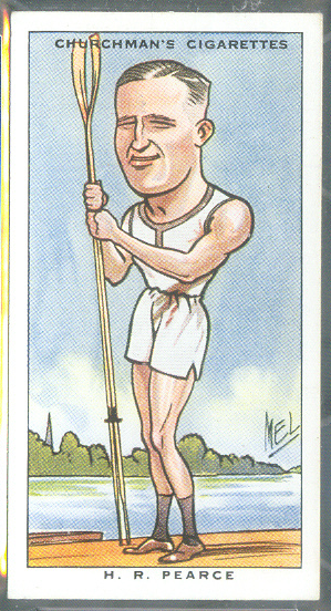 cc gbr 1931 churchmans cigarettes sporting celebrities no. 42 - h.r. pearce aus