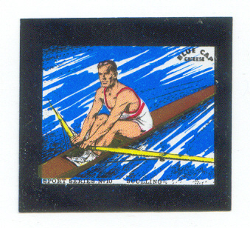cc gbr 1953 blue cap ltd. cheese sport series no. 10 sculling