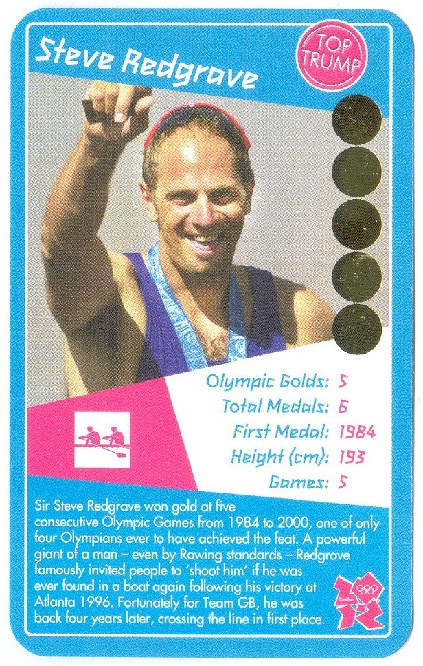 cc gbr 2010 top trumps specials og london 2012 british legends steve redgrave portrait 