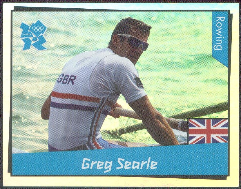 cc gbr 2012 panini london 2012 no. 334 greg searle gbr