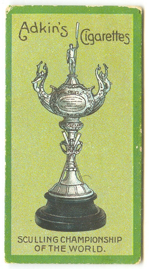 cc gbr adkins cigarettes sporting cups  trophies no. 14 - sculling championship of the world