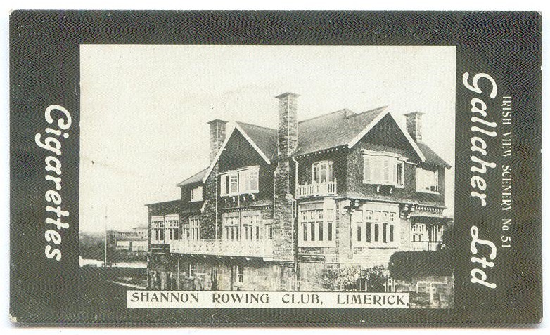 cc gbr gallaher cigarettes irish view scenery no. 51 shannon rc limerick