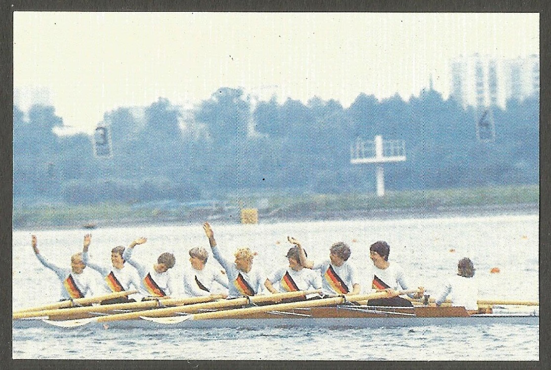 CC GDR 1983 Olympioniken der DDR W8 GDR gold medal winner crew OG Moscow 1980