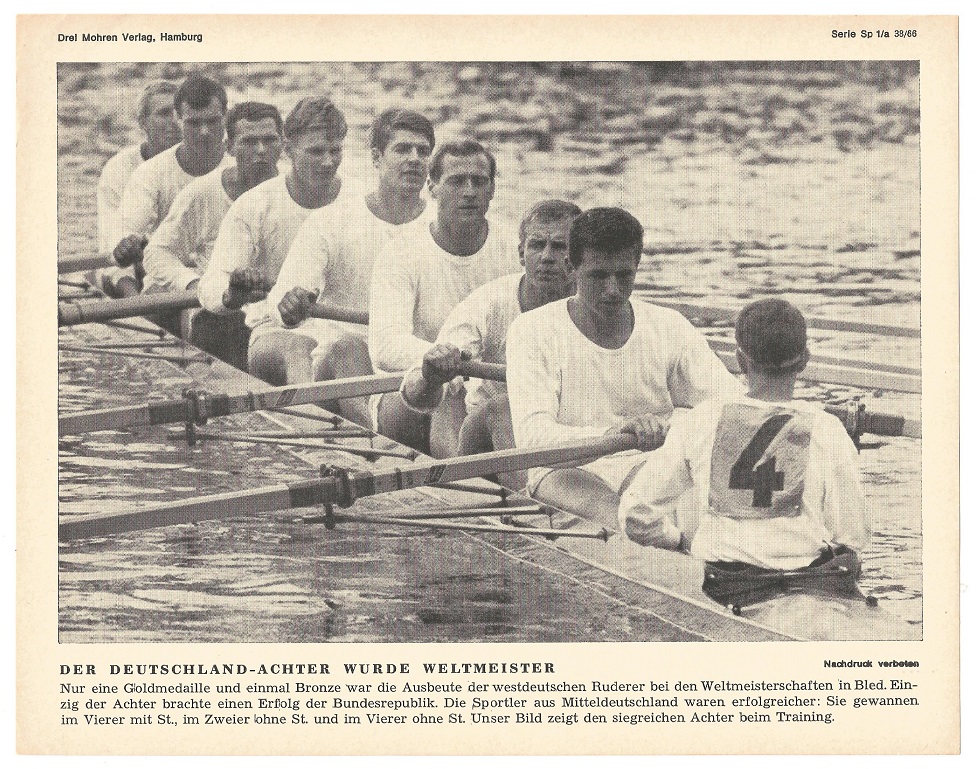 CC GER 1966 M8 crew GER gold medal winner WRC Bled 1966 