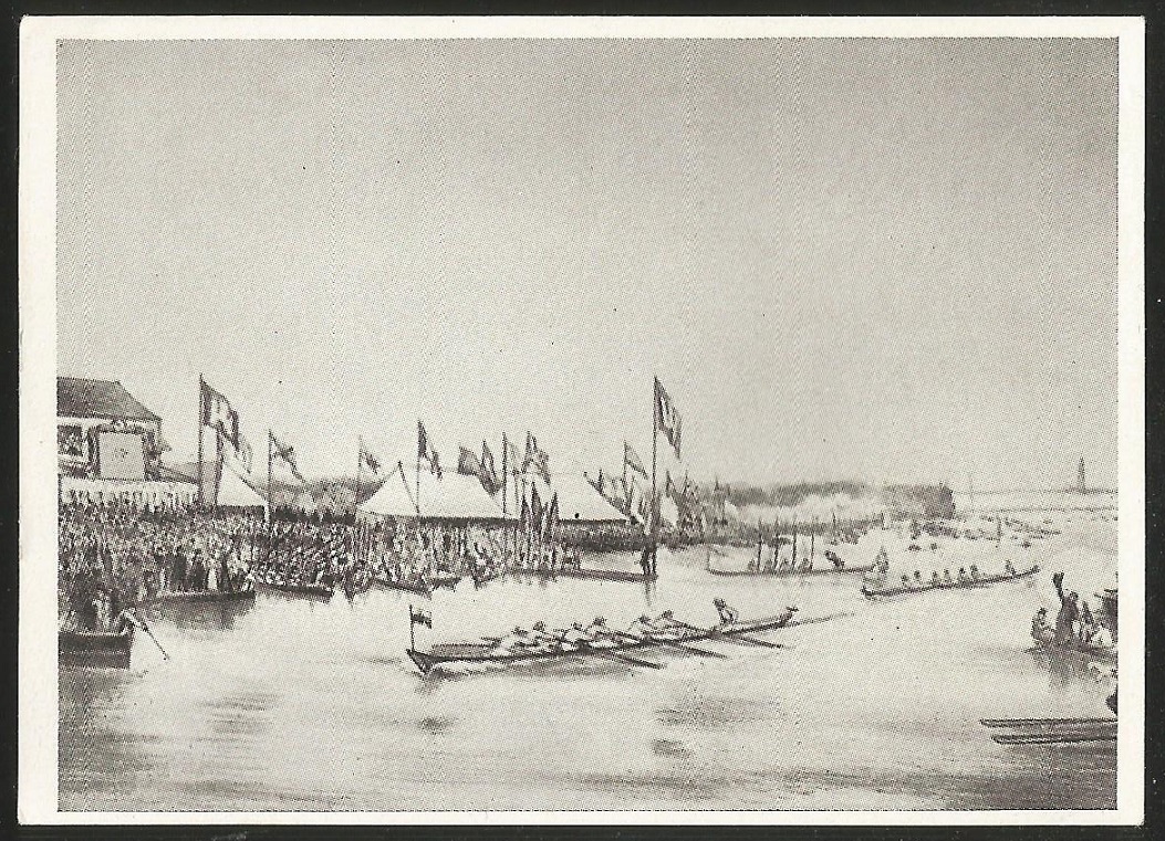 CC GER unknown album image No. 85 Hamburg 1st German regatta 1844 Sept. 22nd