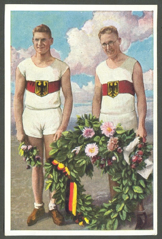 cc ger 1928 og amsterdam kornfranck olympia 1928 serie 12 no. 5 mueller moeschter ger s victorious 2 