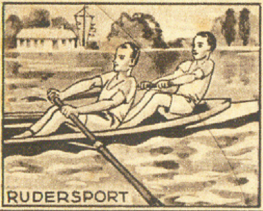 cc ger 1928 richters tee drawings of eight different sports detail