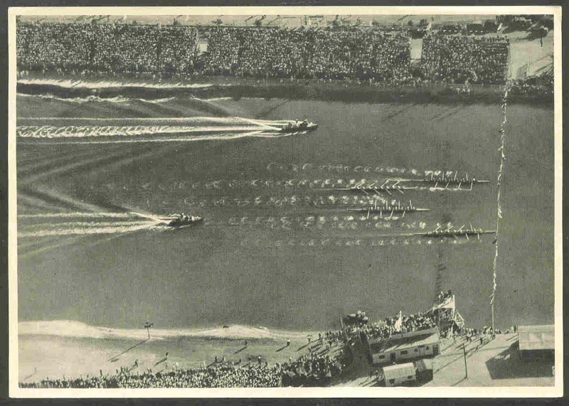 cc ger 1932 og los angeles reemtsma olympia 1932 no. 132 8 final crossing the finish line at long beach 
