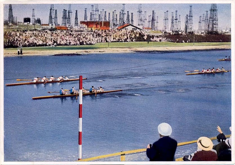 cc ger 1932 og los angeles reemtsma group 22 no. 136 german 4 winning the gold medal 