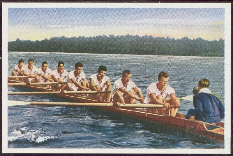 cc ger 1936 franck serie 21a no. 5 og berlin usa crew winner of the 8 event 