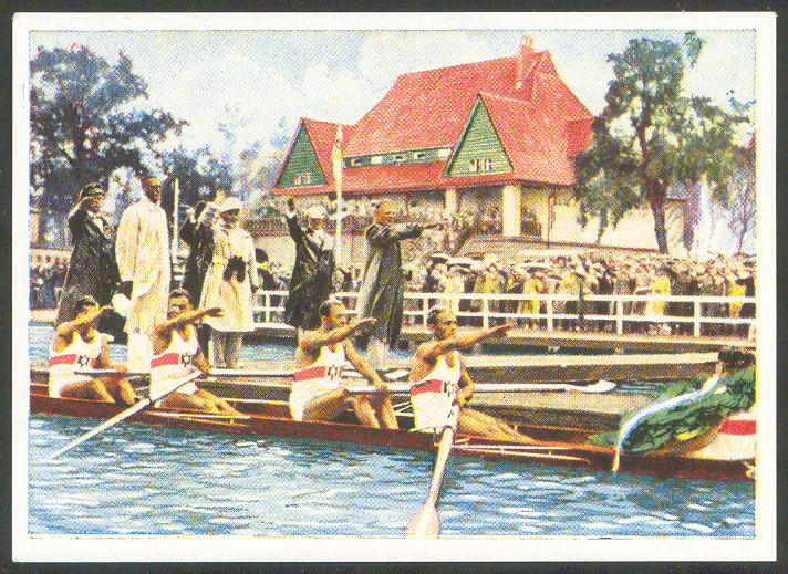 cc ger 1936 sidol olympiade 1936 group iii no. 108 m4 crew ger h. maier w. volle e. gaber p. soellner cox f. bauer gold medal winner